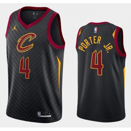 Maillot Homme Cleveland Cavaliers Kevin Porter Jr. 4 2020-21 Jordan Brand Statement Edition Swingman